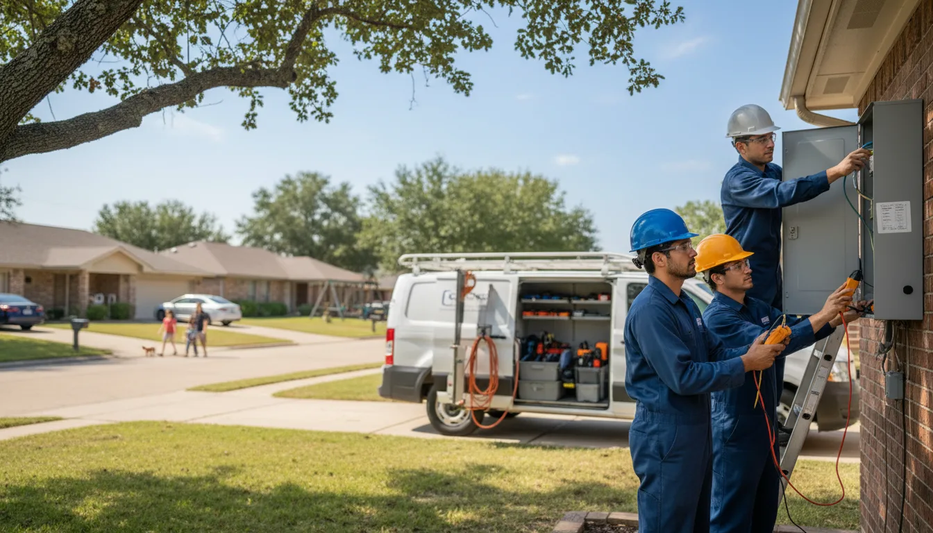 Certified electrician providing emergency electrical services in Hamilton, GA
